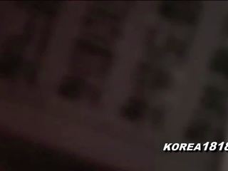 Coreana nerds ter diversão em quarto salon com porca coreana