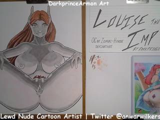 Coloring louise the imp në darkprincearmon art: pd i rritur kapëse 55