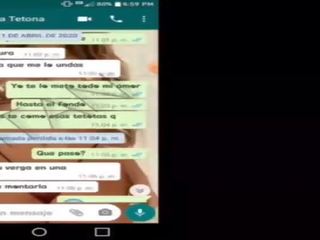 The most uly emjekli in the klass on a mov call&comma; got hard up on whatsapp and the rest was recorded