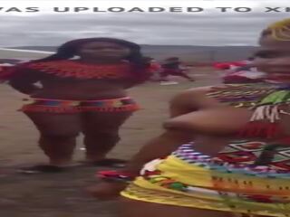 Busty South African Girls Singing and Dancing Topless