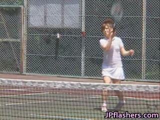 Good-looking asia dolls practicing mudo