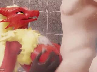 口袋妖怪 blaziken 轰动的 淋浴, 自由 xxx 自由 热 高清晰度 成人 电影 d3